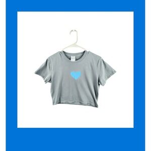 RIPNDIP Charcoal Cropped Baby T Size Large